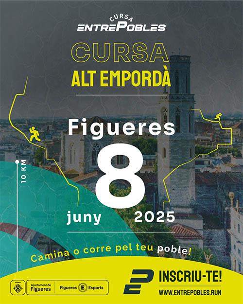 Figueres serà la seu d’una cursa popular entre participants dels pobles de l’Alt Empordà Cursa Entre Pobles Alt Empordà