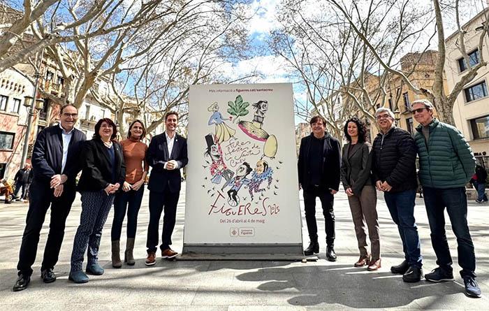 Figueres presenta el cartell de Santa Creu, obra de l’il·lustrador Ignasi Blanch Figueres presenta el cartell de Santa Creu, obra de l’il·lustrador Ignasi Blanch