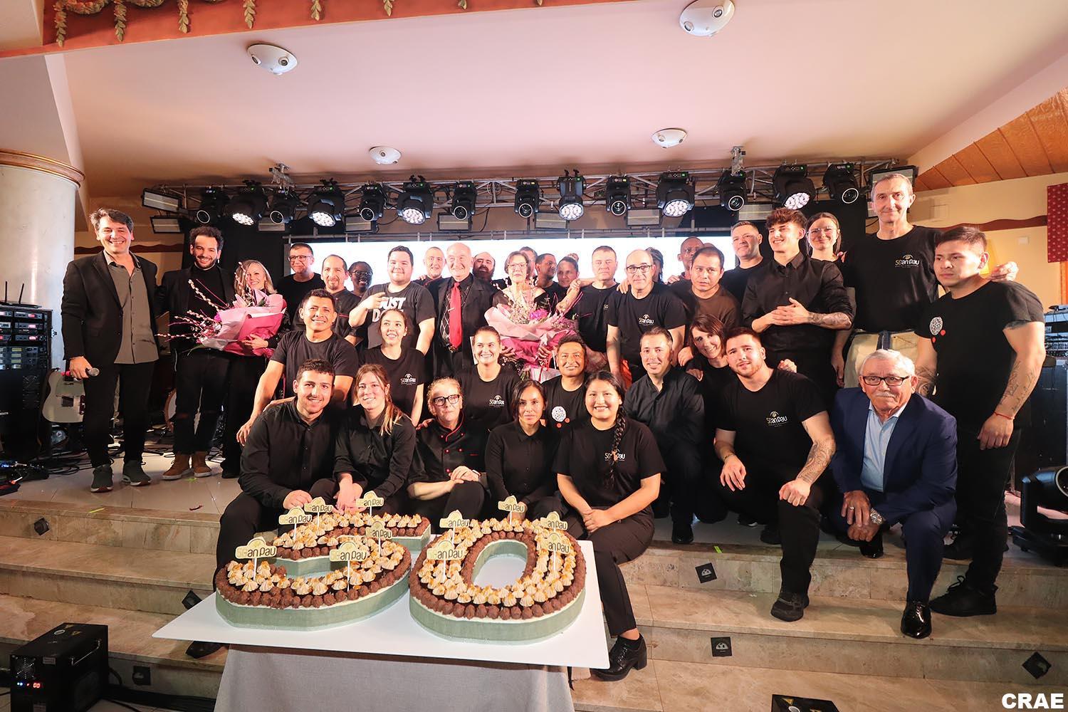 Can Pau celebra 50 anys d’història amb un dinar de gala Can Pau celebra 50 anys d'història amb un dinar de gala