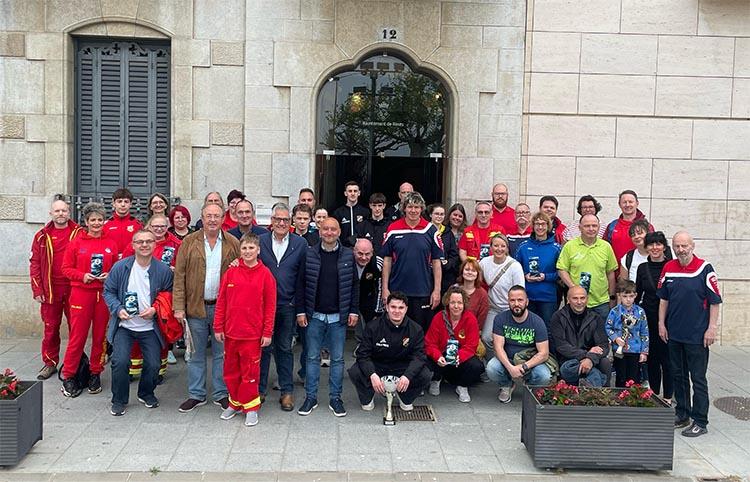 Recepció dels participants a la Copa de Roses i al 12è Màster Internacional de Salvament Marítim Recepció dels participants a la Copa de Roses i al 12è Màster Internacional de Salvament Marítim