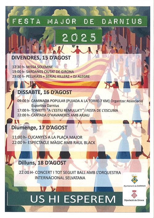 Festa Major de Darnius Dies 15, 16, 17 i 18 d’agost