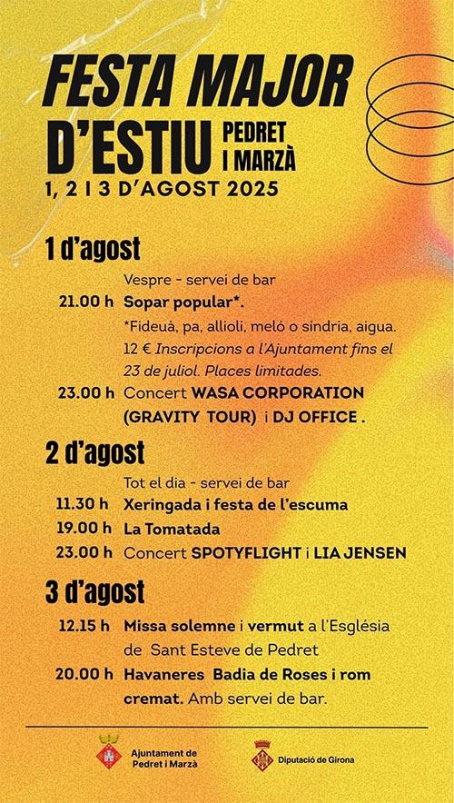 Festa Major Pedret i Marzà
