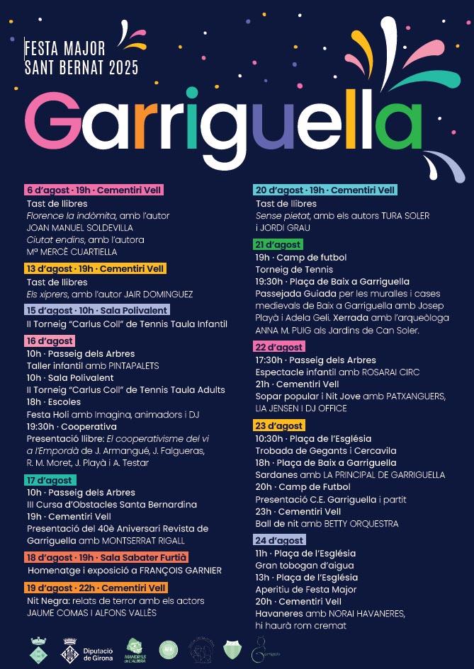 Festa Major Garriguella Sant Bernat 2025
