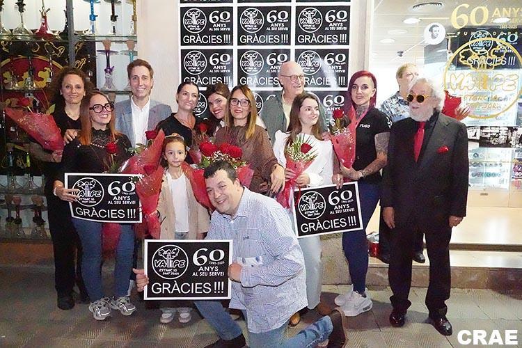 Festa del 60è aniversari de l’estanc Sant Jordi, vàper i shisha i de Figueres