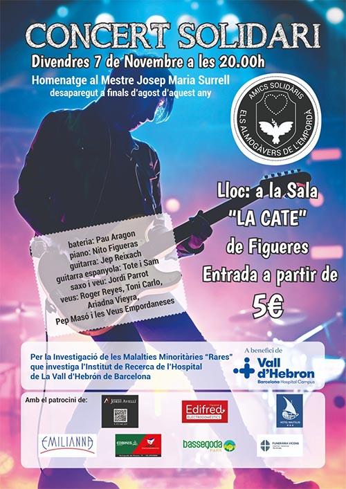Narcís Planas: “Volem recordar el Mestre Surrell i donar suport a la investigació de les malalties rares” Concert Solidari