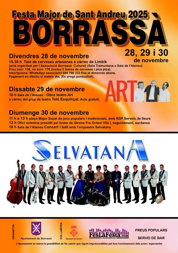 Festa Major de Sant Andreu Borrassà 2025