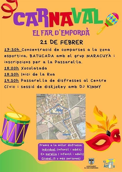 Carnaval El Far d'Empordà Dissabte 21 de febrer 2026