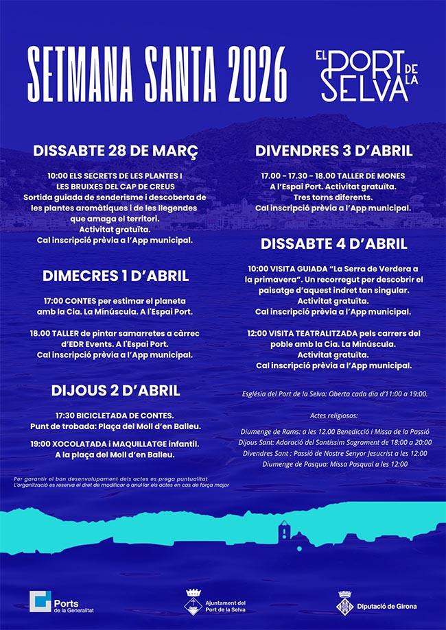 Avtivitats de Setmana Santa El Port de la Selva