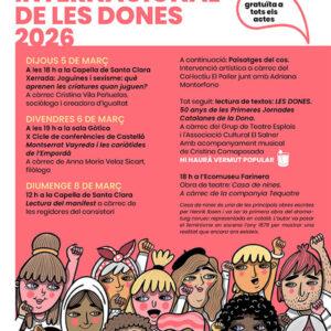 Dia Internacional de les Dones 2026 Castelló d'Empúries.