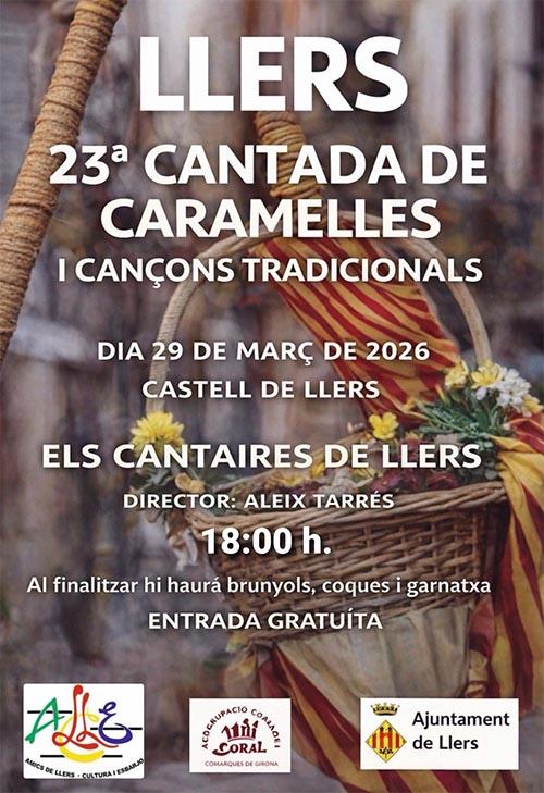 23a Cantada de Caramelles i cançons tradicionals a Llers