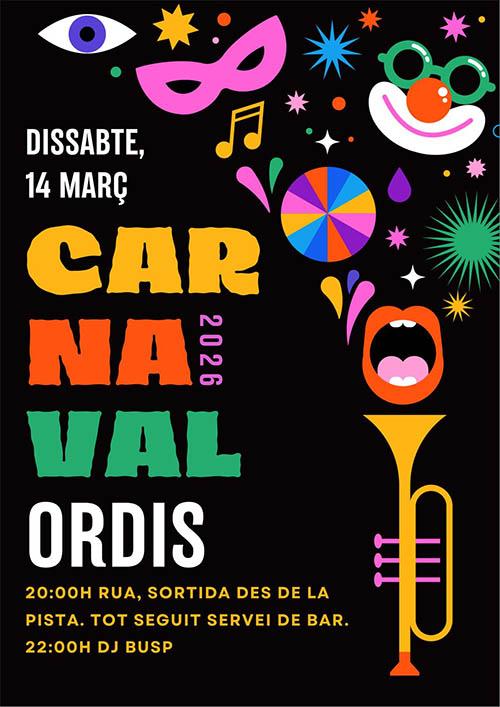 Carnaval a Ordis Dissabte 14 de març
