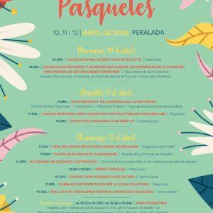 Festa de Pasqüetes Peralada 10, 11 i 12 d'abril 2026
