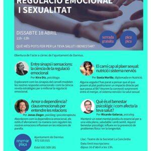Salines Saludables II a Darnius Regulació emocional i sexualitat Dissabte 18 d'abril d'11h a 13h
