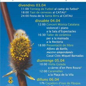 Agenda de Pasqua a Maçanet de Cabrenys del 3 al 6 d'abril 2026