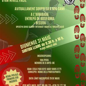 1a Marxa dels Esparrecats Diumenge 31 maig Sortida lliure de 9.30h a 10h Plaça Carles Cusí Sant Climent Sescebes