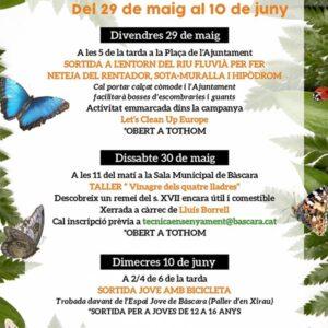 Setmana de la Natura Bàscara del 29 de maig al 10 de juny