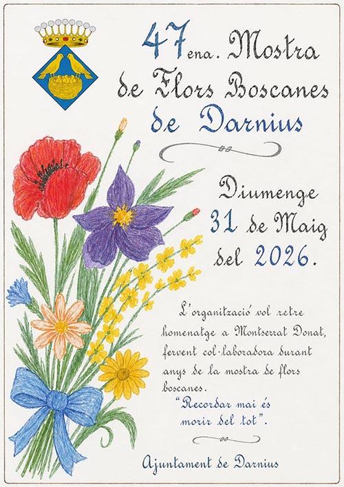 47ena Mostra de Flors Boscanes Darnius Diumenge 31 de maig 2026