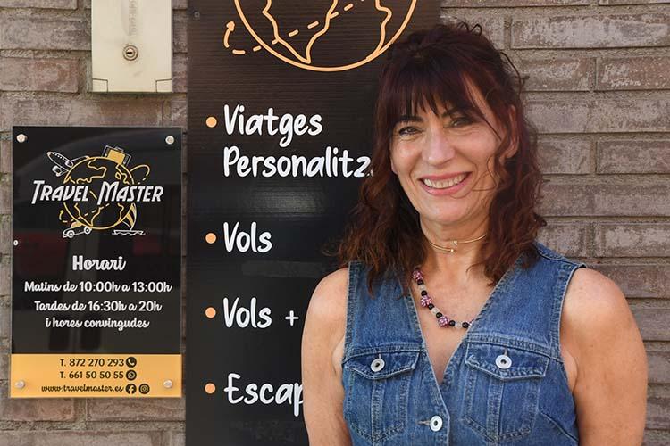 Travel Master consolida el seu projecte amb un nou espai al carrer Mare de Déu de Montserrat Dolors Alcàzar Empresària de viatges Travel Master