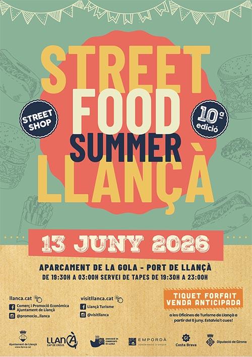 Street Food Summer Llançà Dissabte 13 de juny 2026