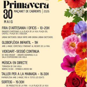 2ª Fira de Primavera a Maçanet de Cabrenys Dissabte 30 de maig 2026
