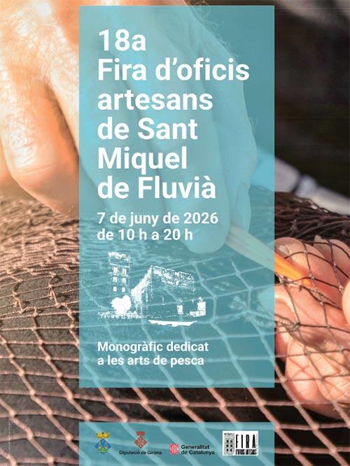 18a Fira d'Oficis Artesans de Sant Miquel de Fluvià 7 de juny 2026 | 10h a 20h
