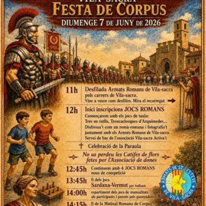 Festa del Corpus Vila-sacra Diumenge 7 de juny 2026