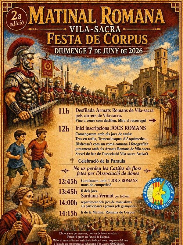 Festa del Corpus Vila-sacra Diumenge 7 de juny 2026