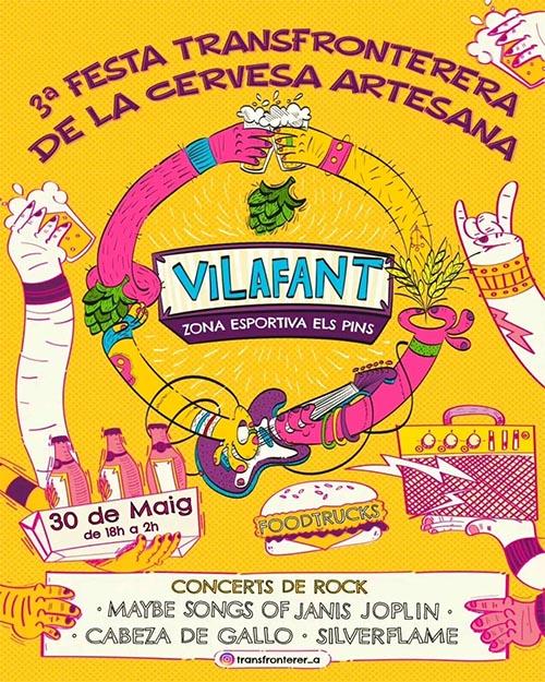 3a Festa Transfronterera de la Cervesa Artesana Vilafant - Zona Esportiva Els Pins 30 de maig / 18h a 2h