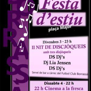 Festa d'estiu a Borrassà