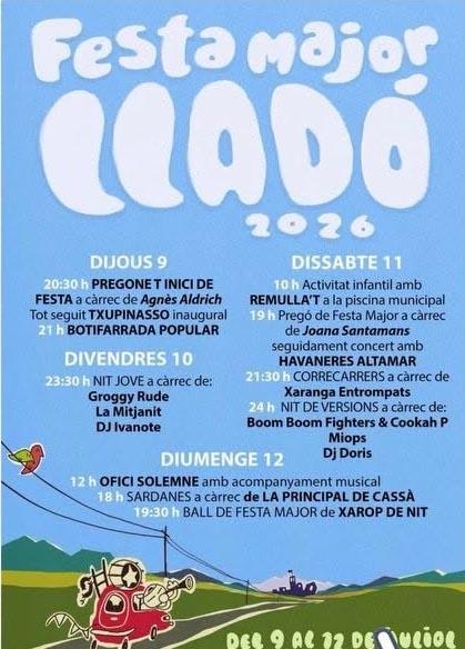 Festa Major Lladó 2026