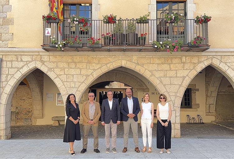 El president del Parlament de Catalunya visita Peralada El president del Parlament de Catalunya visita Peralada