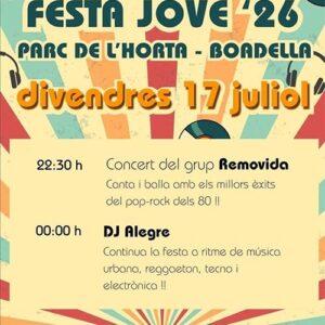 Festa Jove a Boadella Parc de l'Horta