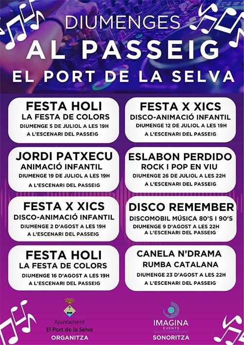 Diumenges al passeig El Port de la Selva