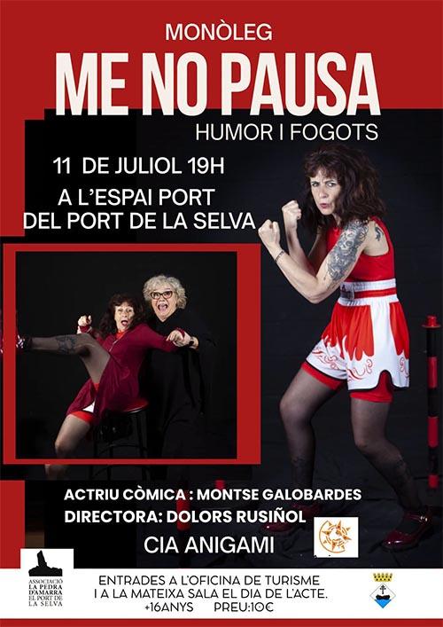 Monòleg humorístic - Me No Pausa amb Montse Galobardes.