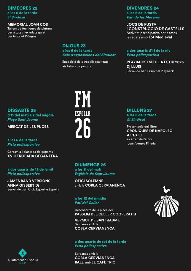 Festa Major Espolla del 22 al 27 de juliol