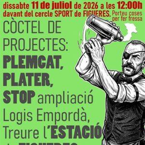 Manifestació a Figueres dissabte 11 de juliol a les 12 davant del Cercle Sport