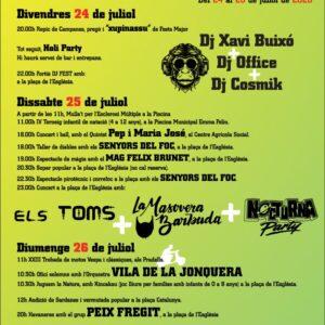 Fortià | Festa Major de Sant Cels del 24 al 26 de juliol 2026