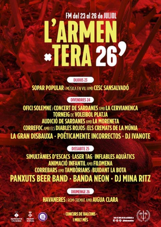 Festa Major l'Armentera del 23 al 26 de juliol