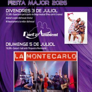 Festa Major Masarac 3 i 5 de juliol 2026