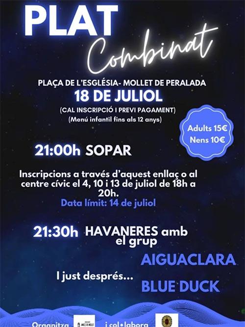 Plat Combinat Mollet de Peralada 18 de juliol 2026