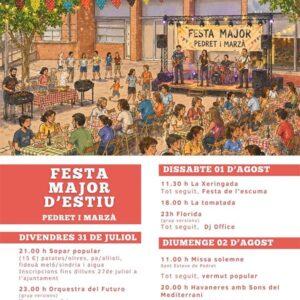 Festa Major d’Estiu de Pedret i Marzà del 31 de juliol al 2 d'agost 2026
