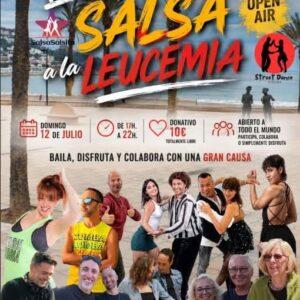 Échale Salsa a la Leucemia Event benèfic per recaudar fons per la leucèmia. Diumenge 12 de juliol de 17h a 22h