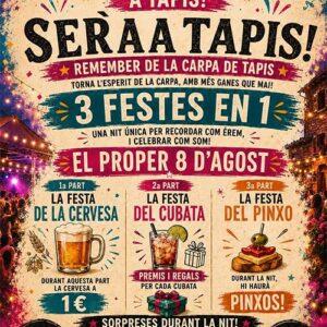 3 Festes en 1 a Tapis Remember de la Carpa