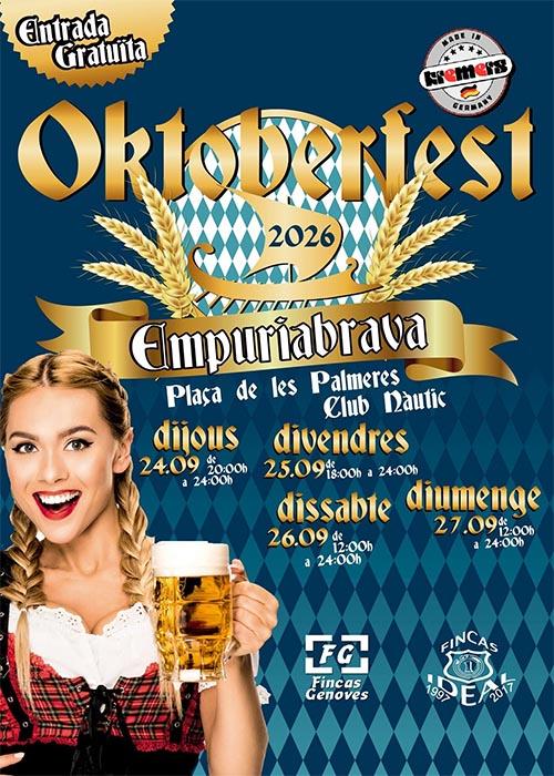 Oktoberfest Empuriabrava del 24 al 27 de setembre