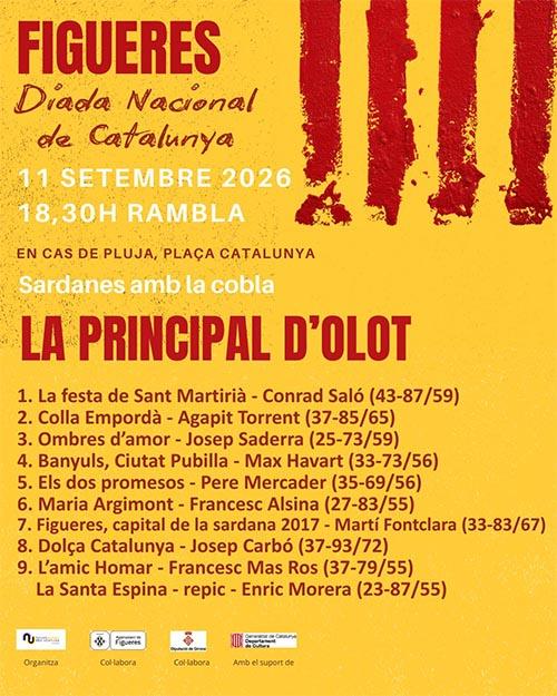 Sardanes a Figueres Diada Nacional de Catalunya