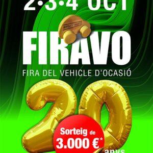 FIRAVO Fira del Vehicle d'Ocasió 2, 3, 4 d'octubre 2026