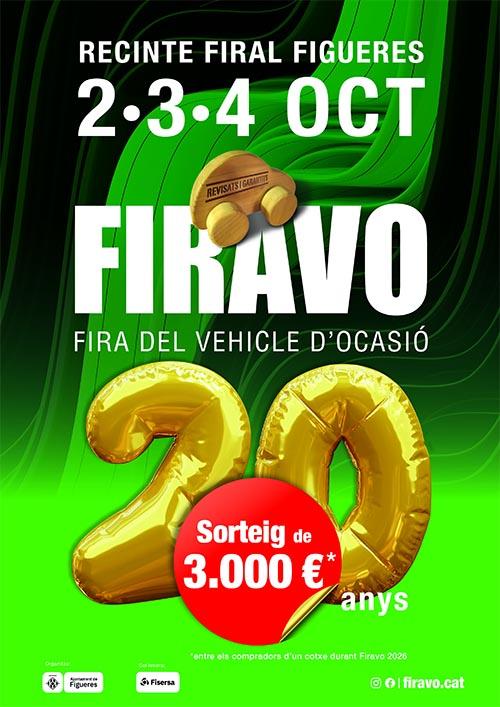 FIRAVO Fira del Vehicle d'Ocasió 2, 3, 4 d'octubre 2026