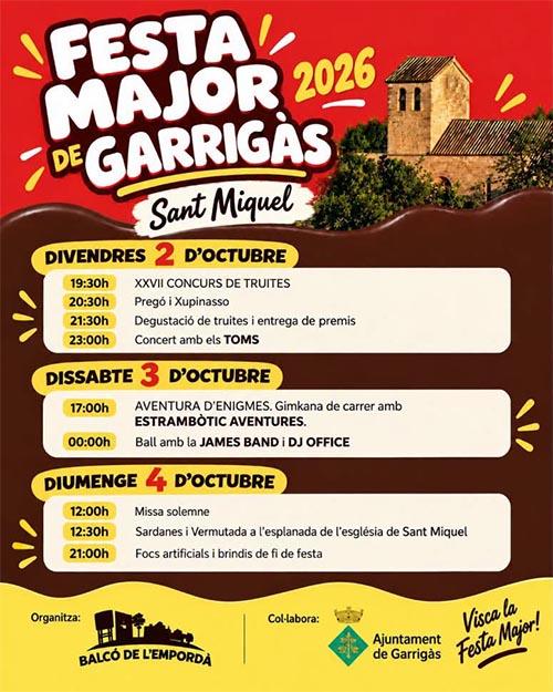 Festa Major de Sant Miquel a Garrigàs