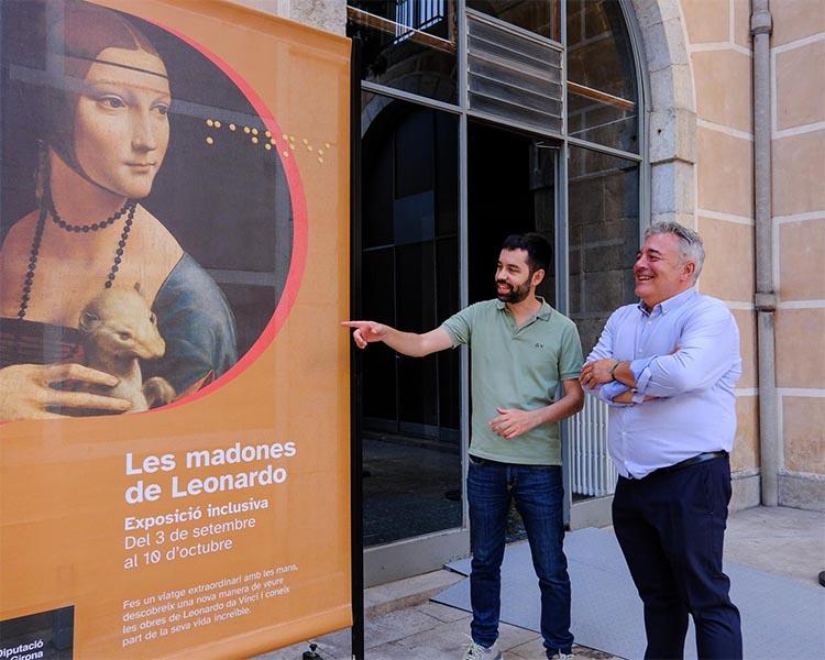 «Les madones de Leonardo», una exposició inclusiva a la Casa de Cultura de la Diputació de Girona exposició inclusiva a la Casa de Cultura de la Diputació de Girona