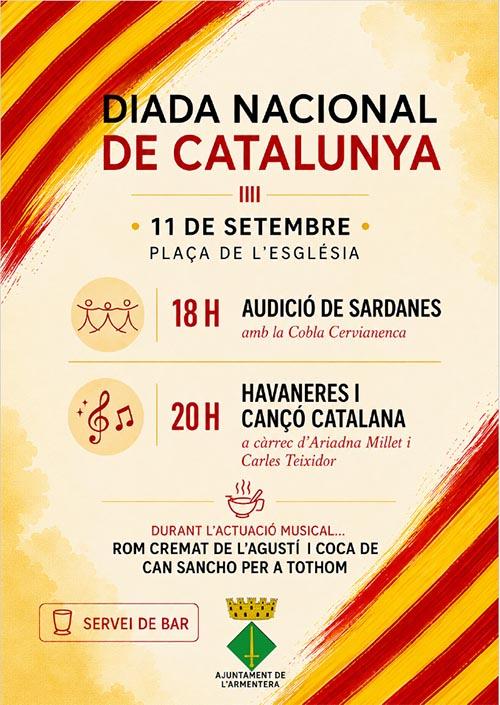 Diada a l'Armentera 11 de setembre 2026